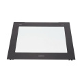 Oven outer Door - 140123469664 Front Glass Black Zanussi 594x [Electrolux Aeg]